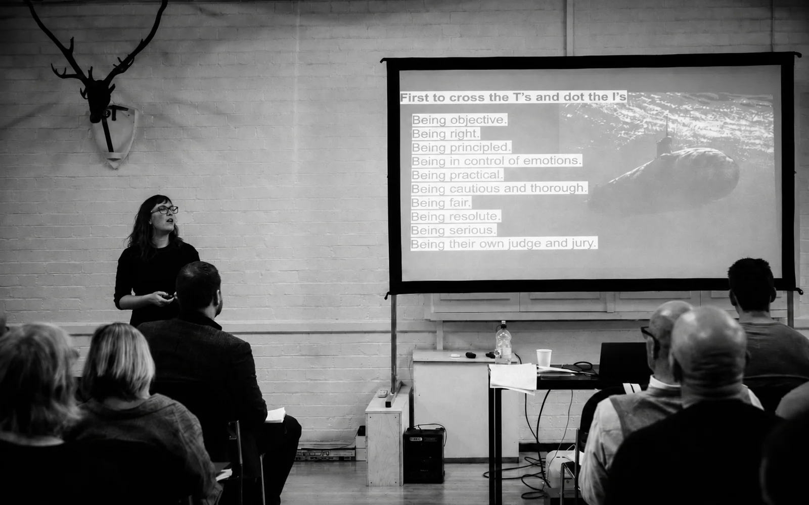 Kate Southerby speaking at DO Lectures about relationship intelligence and Core Strengths SDI